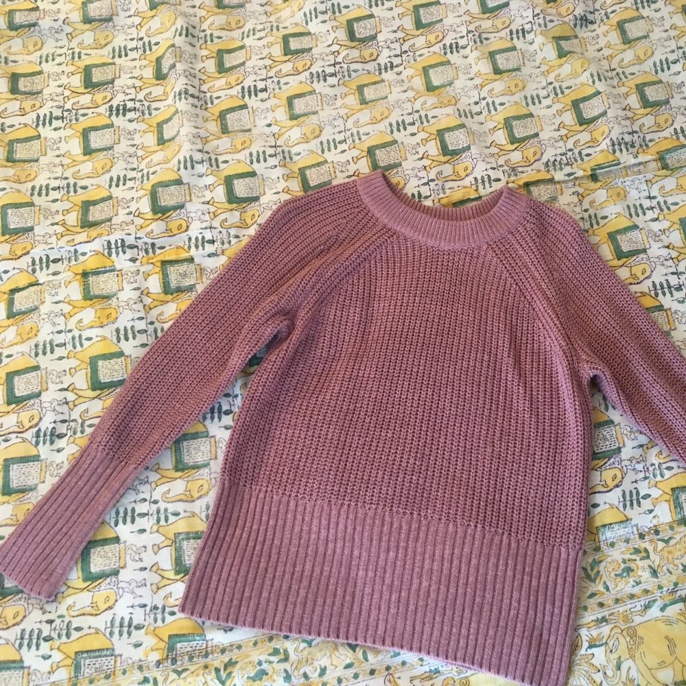 Sweater, Pink Sweater, Fall, Winter, Knitted, Warm